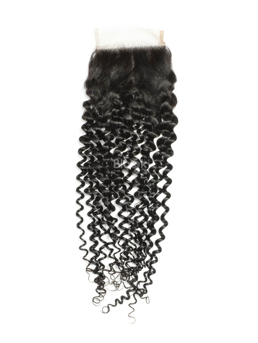 4x4 transparent lace closure curly hair