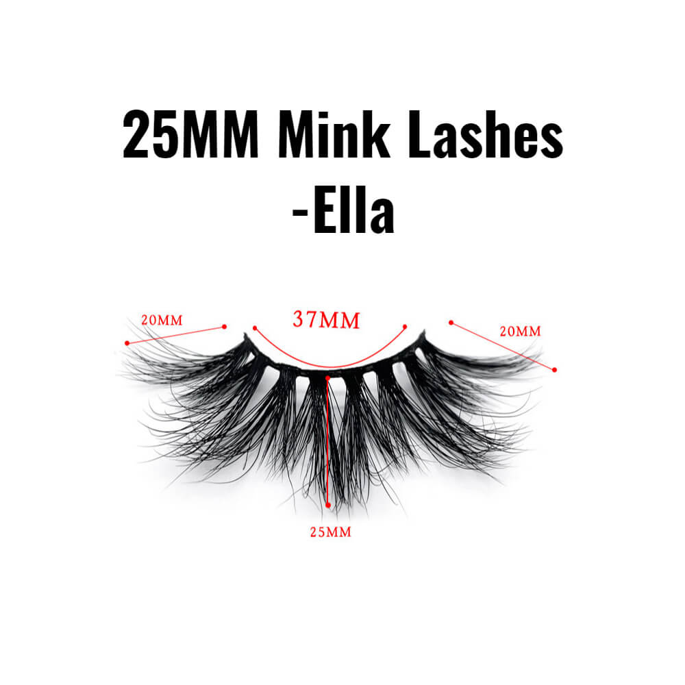 25mm mink lashes Ella