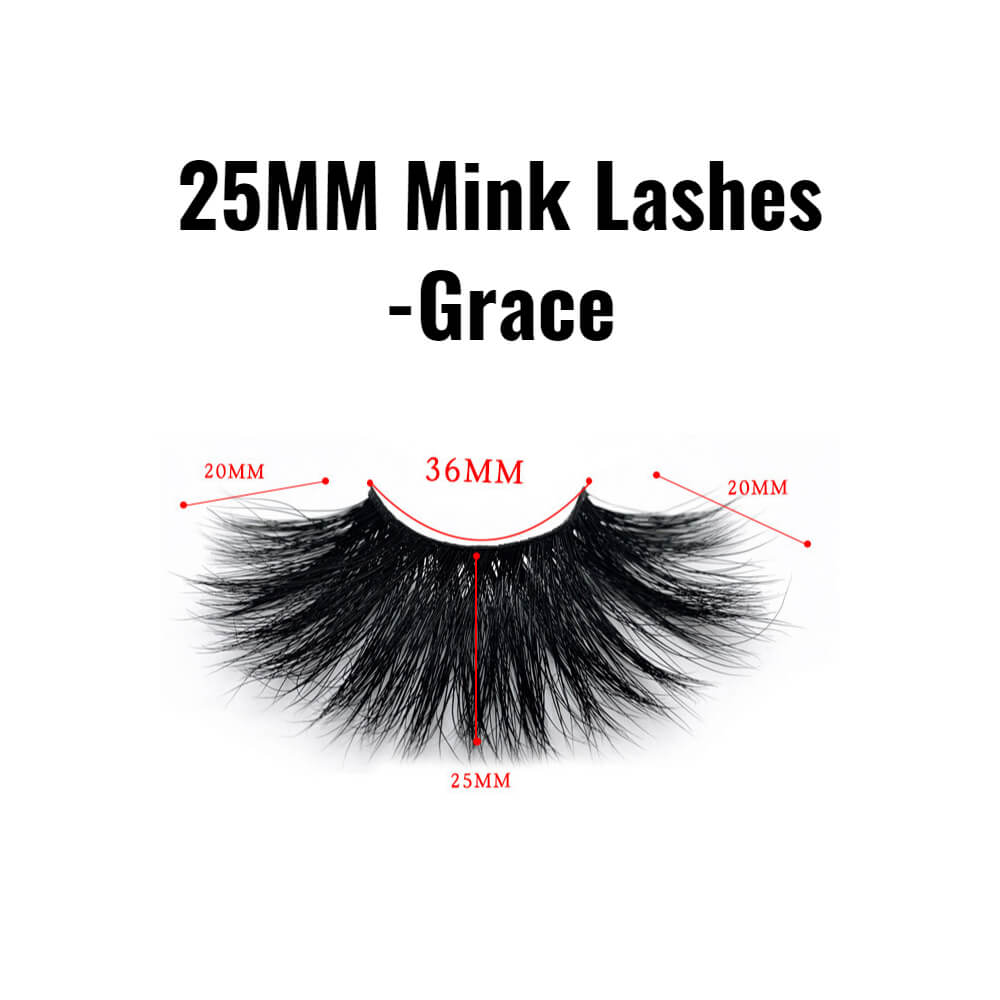 25mm mink lashes Grace