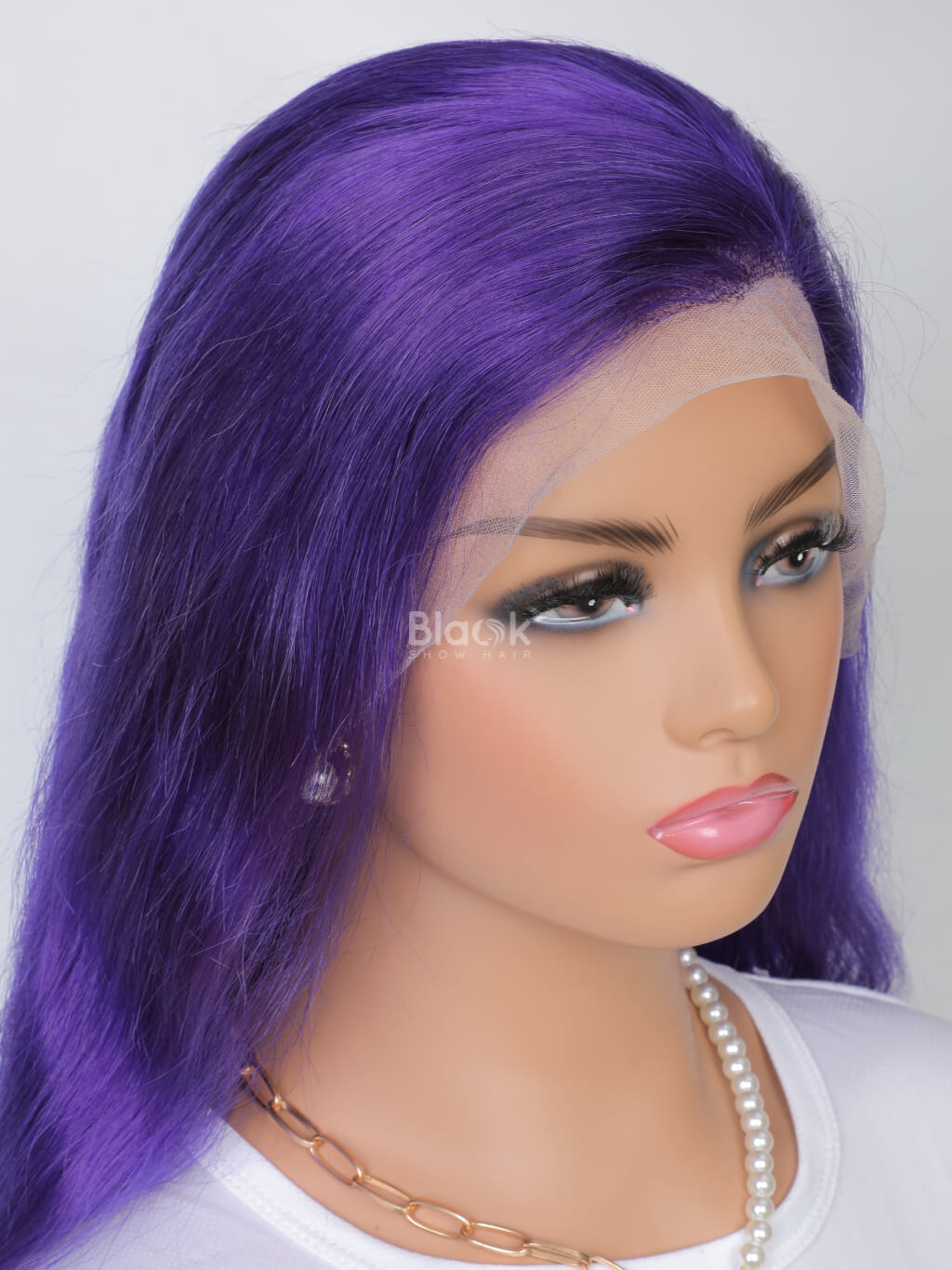 blue transparent lace 13x4 frontal wig body wave 4