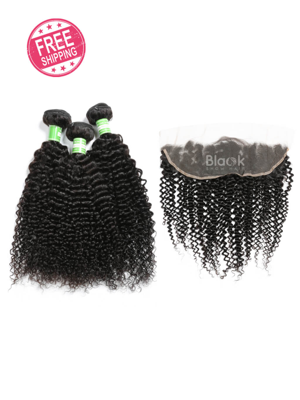 curly hair bundles with frontal 13x4 indian hair
