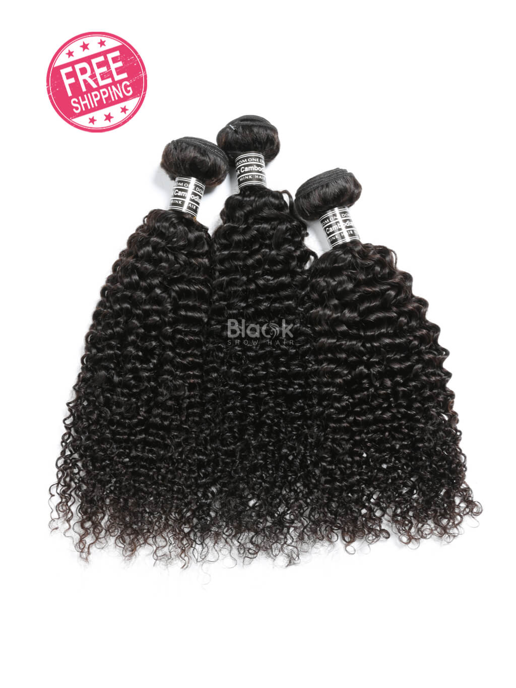 curly wave 3 bundles deal cambodian hair