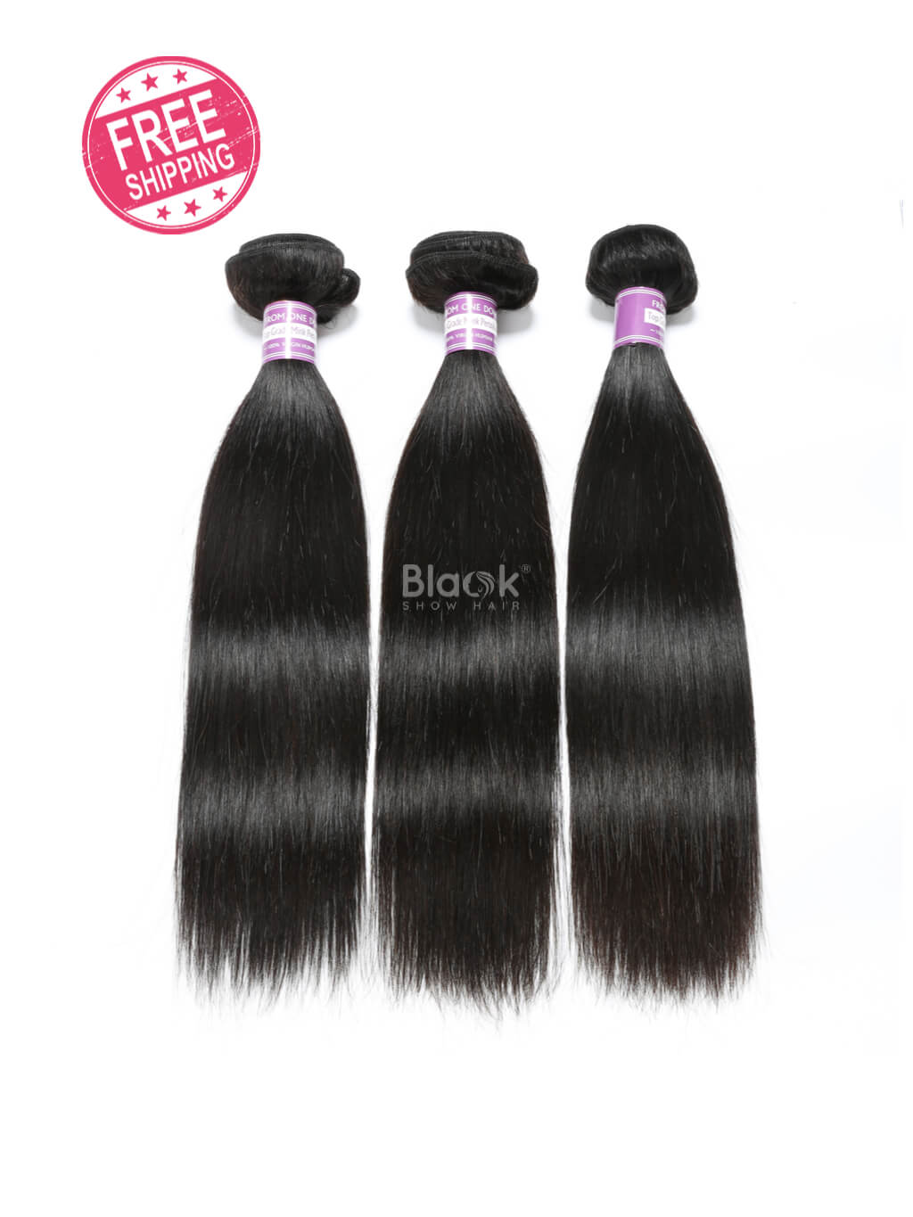 straight hair 3 bundles deal peruvian hair