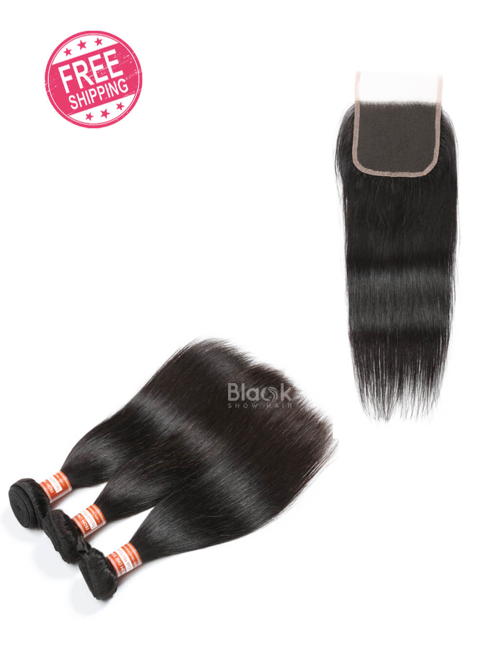 straight hair bundles with closure 4x4 malaysian hair