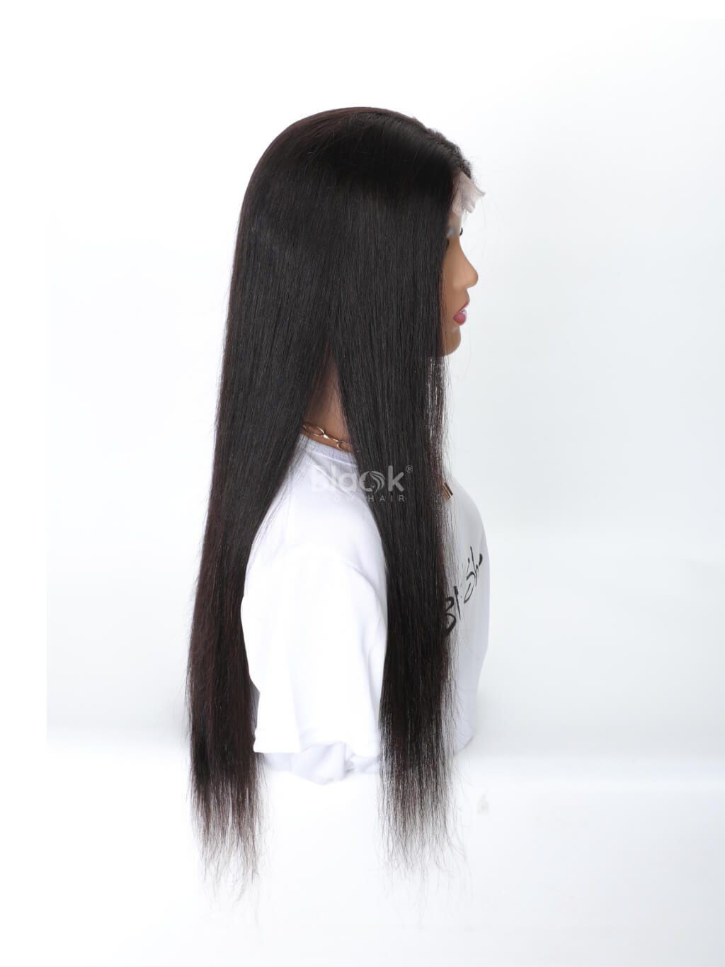 5x5 transparent lace closure wig straight hair 2