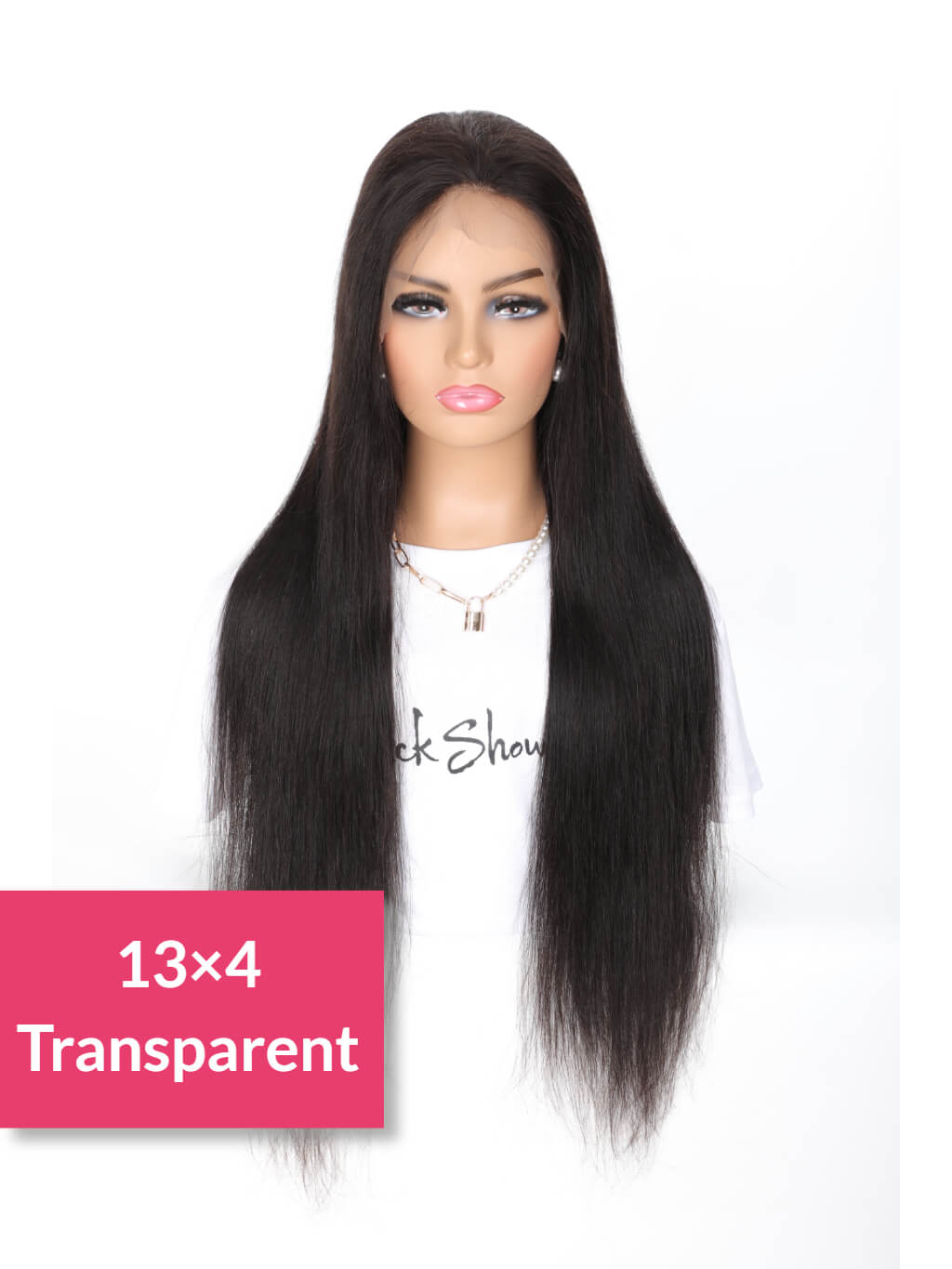 transparent lace 13x4 frontal wig straight hair