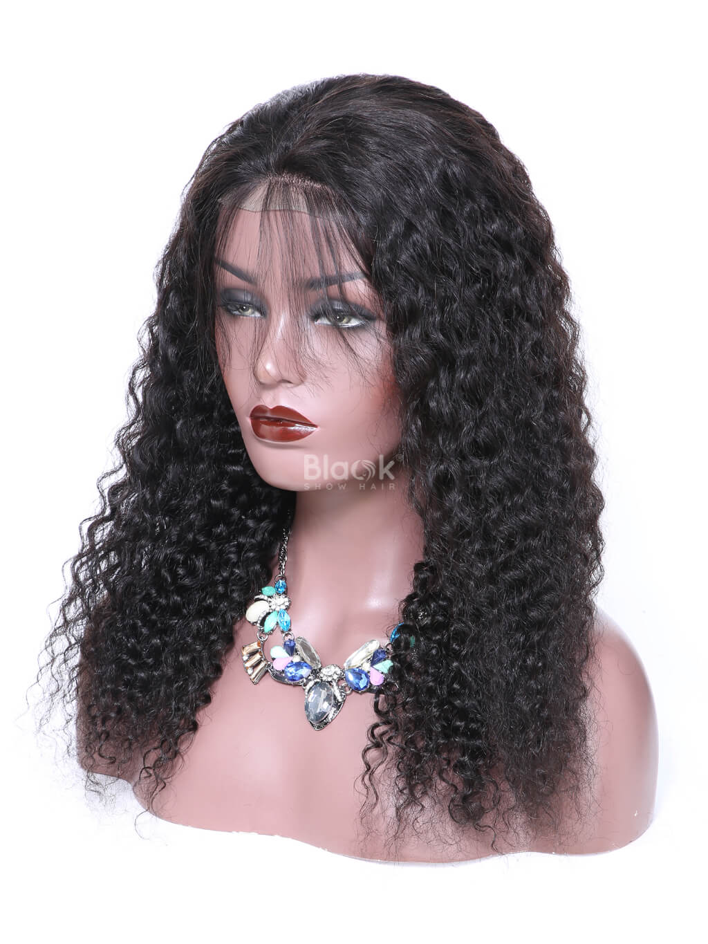 transparent lace 13x4 lace frontal wigs curly hair 2