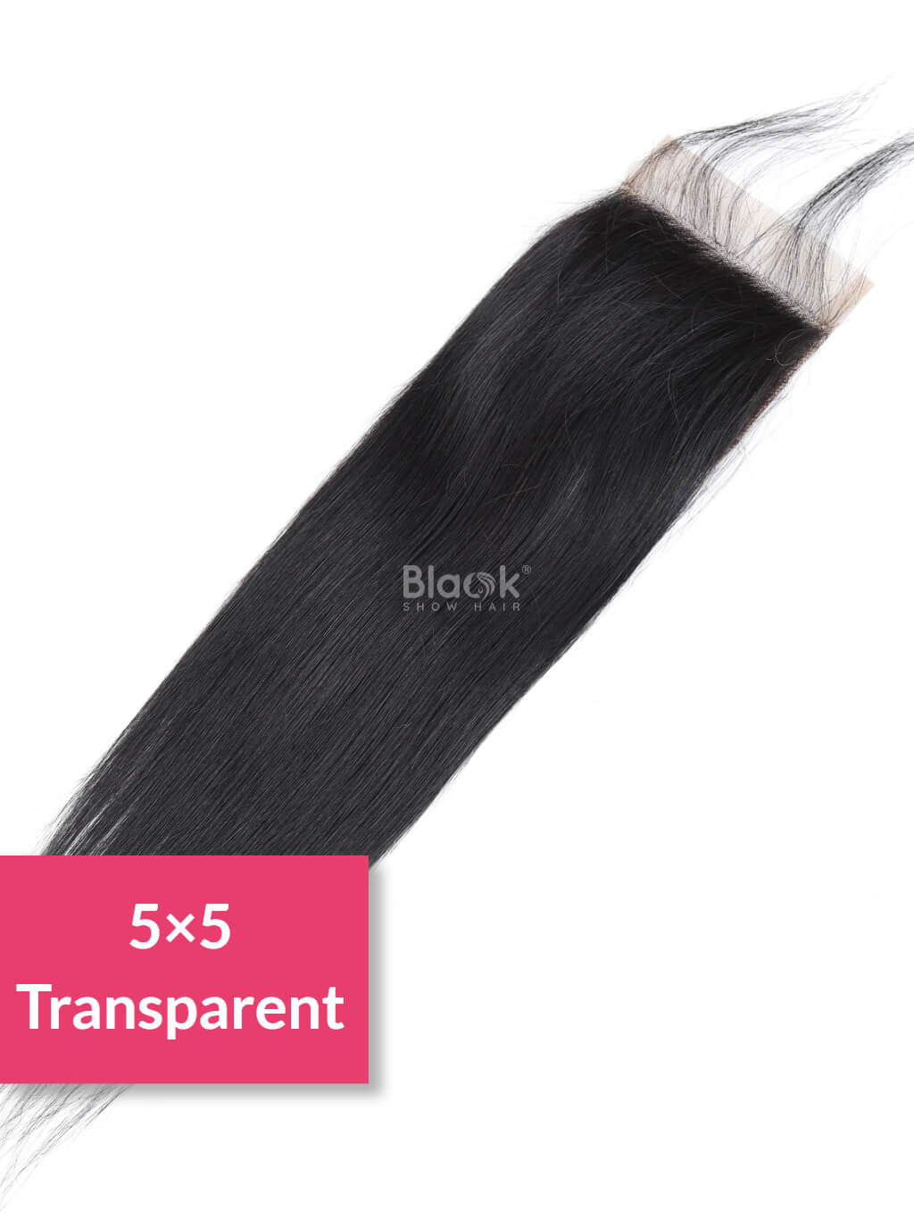 transparent lace closure 5x5 straight hair