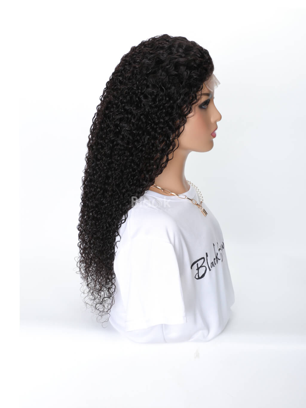 transparent lace closure wig 4x4 curly hair