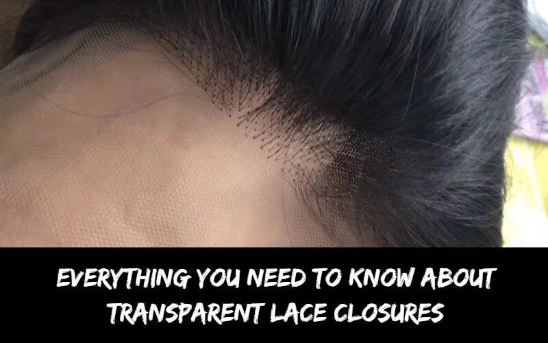Lace frontal top transparent lace