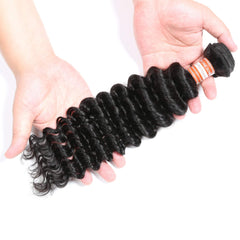 deep wave human hair bundles 1 bundle 5