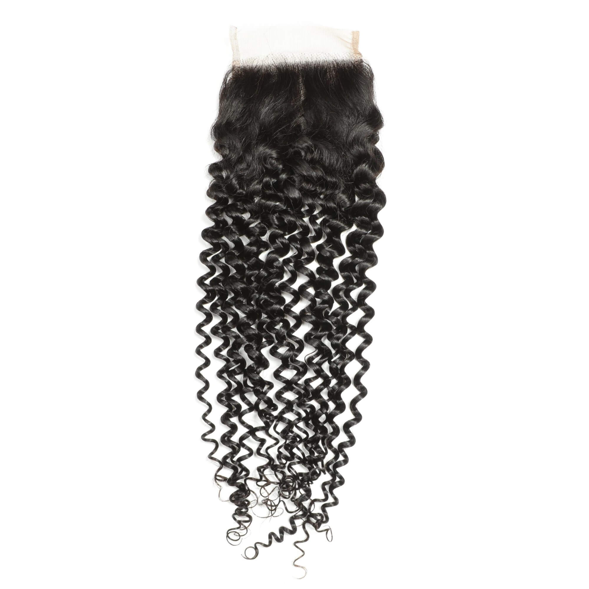 transparent lace closure curly hair