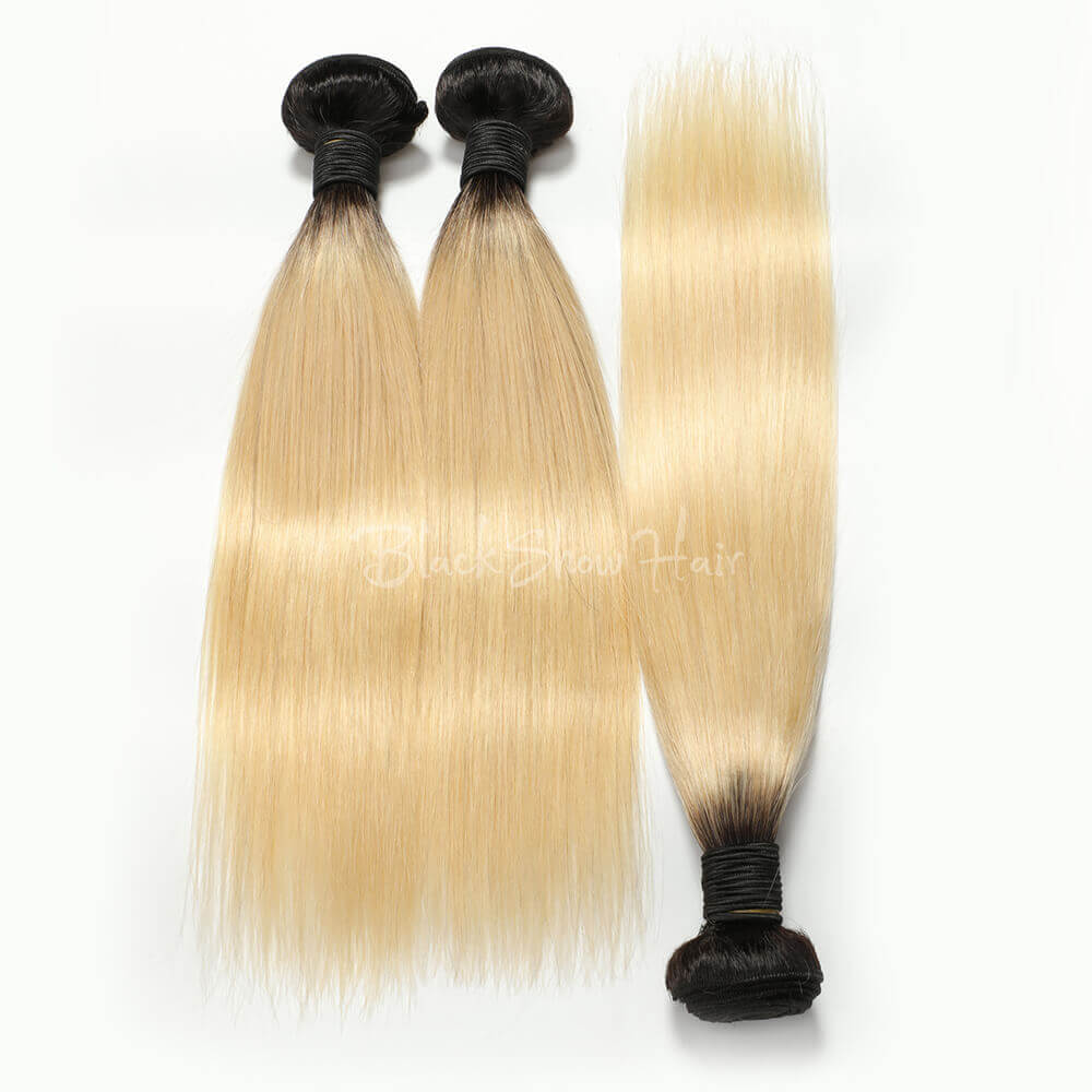 1b613 omber straight hair 3 hair bundles
