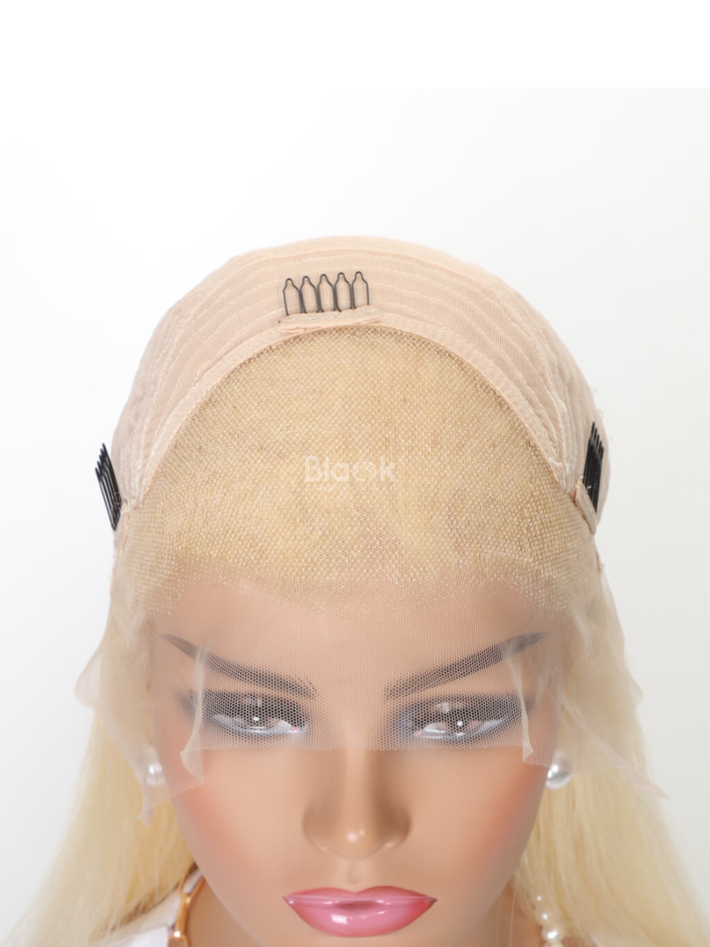 613 straight wig 13x4 transparent front wig 5