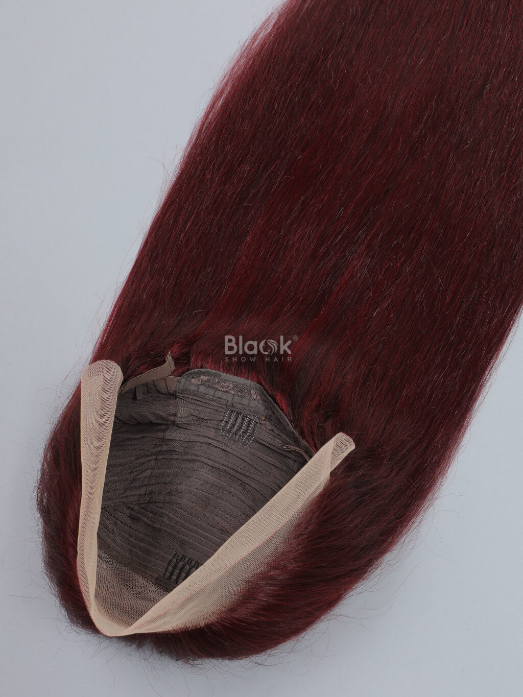 99j human hair 13x4 transparent lace wig straight hair 5