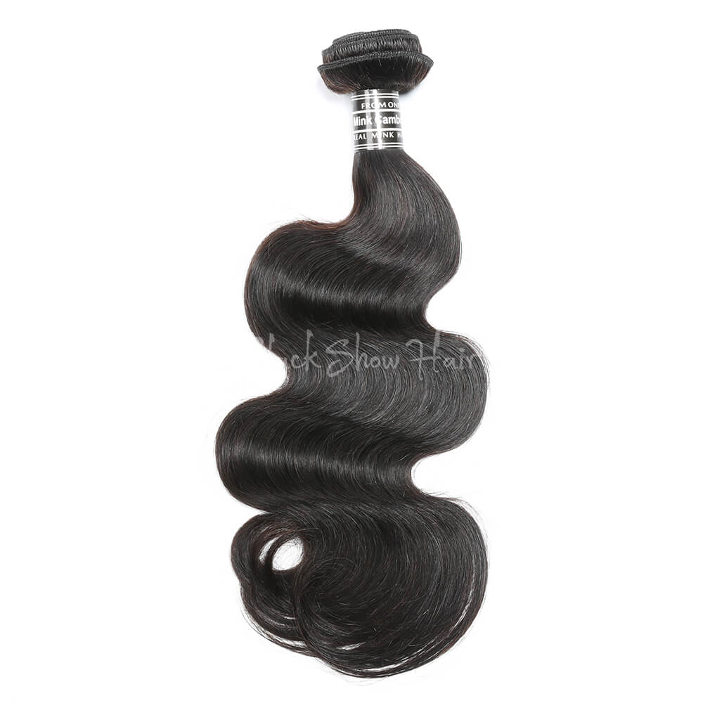 Virgin Cambodian Body Wave Hair Bundles - Black Show Hair