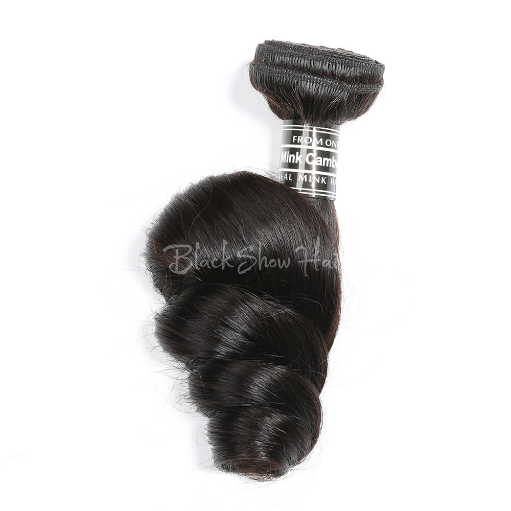 Virgin Cambodian Loose Wave Hair Bundles - Black Show Hair
