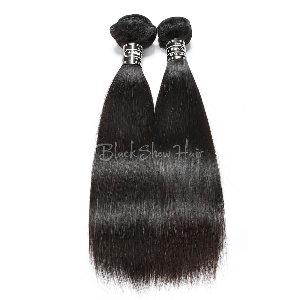 Virgin Cambodian Straight Hair Bundles - Black Show Hair