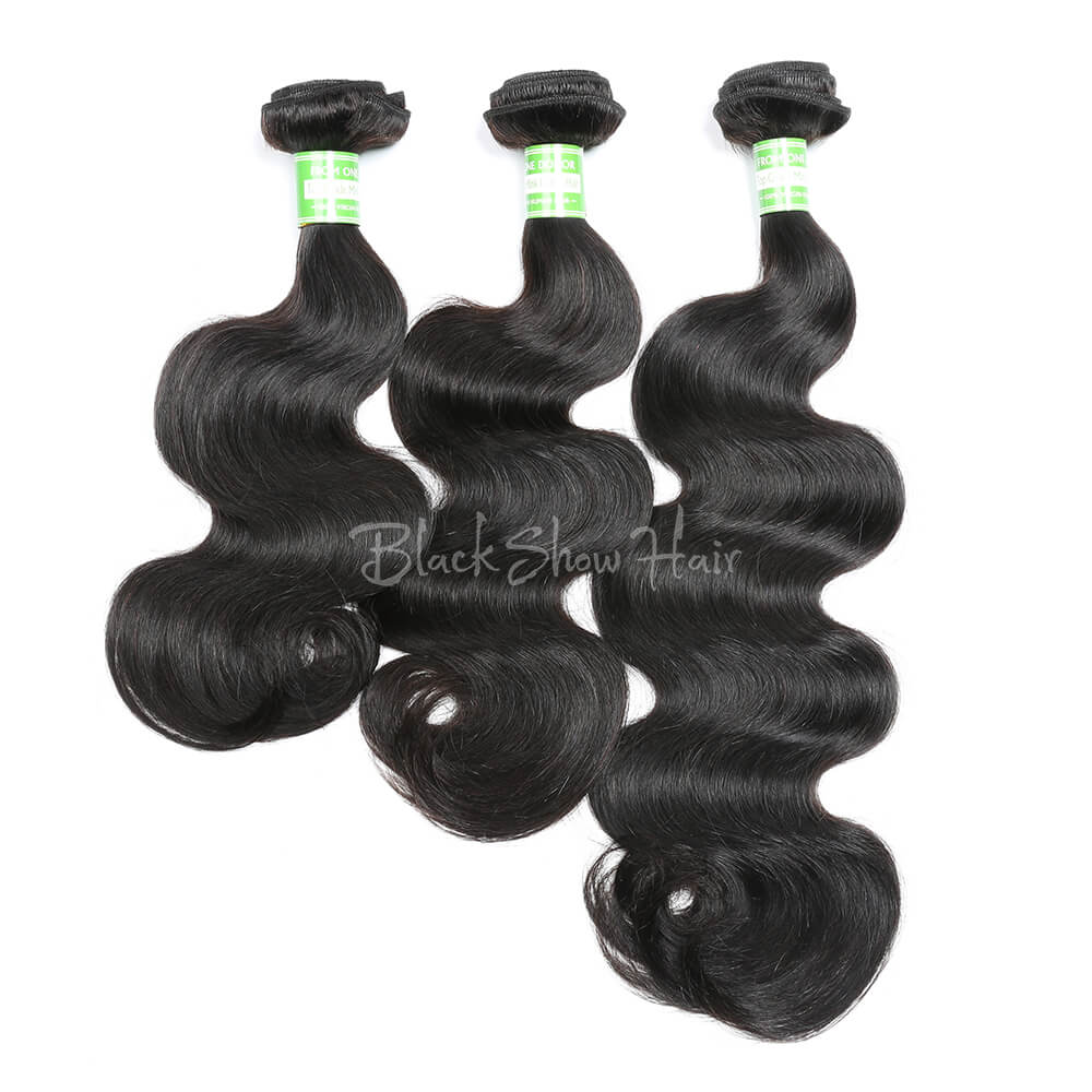 Virgin Indian Body Wave Hair Bundles - Black Show Hair