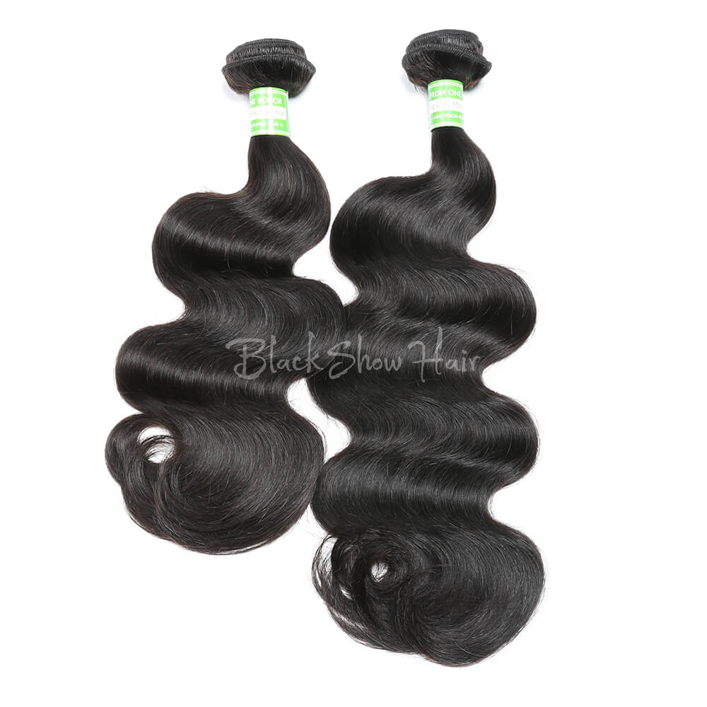 Virgin Indian Body Wave Hair Bundles - Black Show Hair