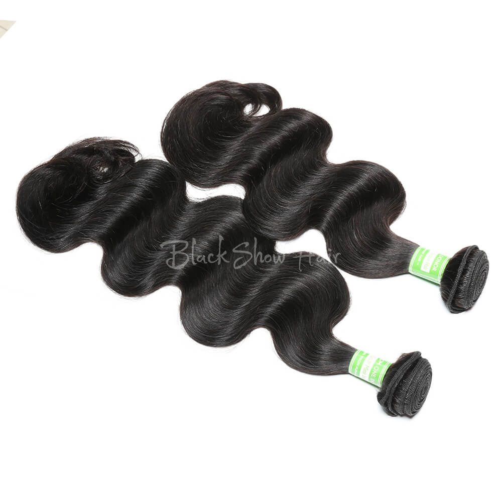 Virgin Indian Body Wave Hair Bundles - Black Show Hair