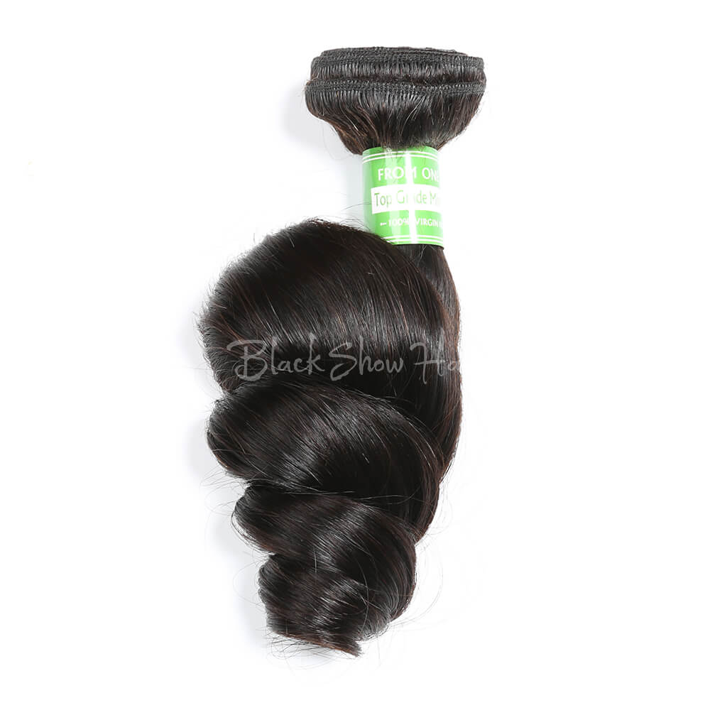 Virgin Indian Loose Wave Hair Bundles - Black Show Hair