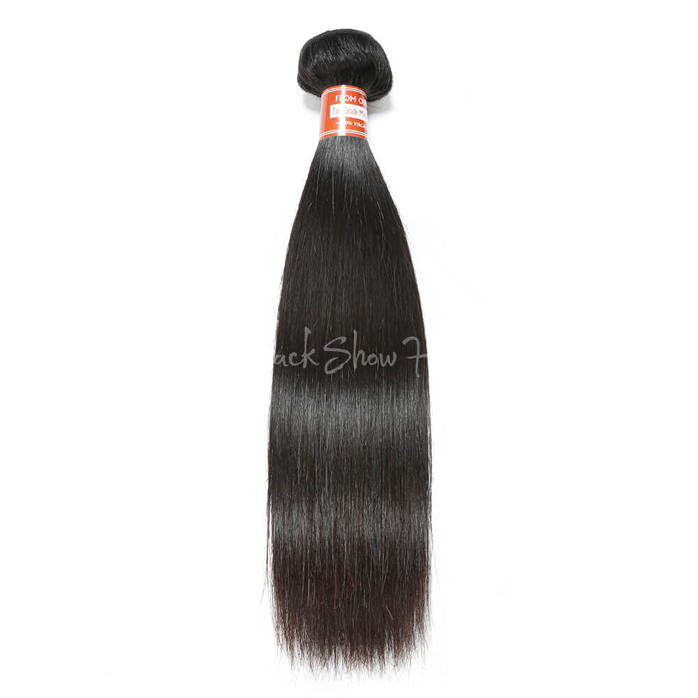 Virgin Malaysian Straight Hair Bundle - Black Show Hair