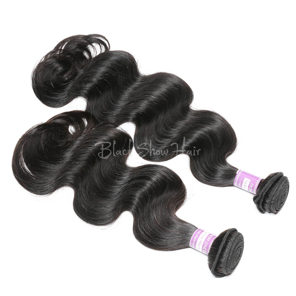 Virgin Peruvian Body Wave Hair Bundles - Black Show Hair