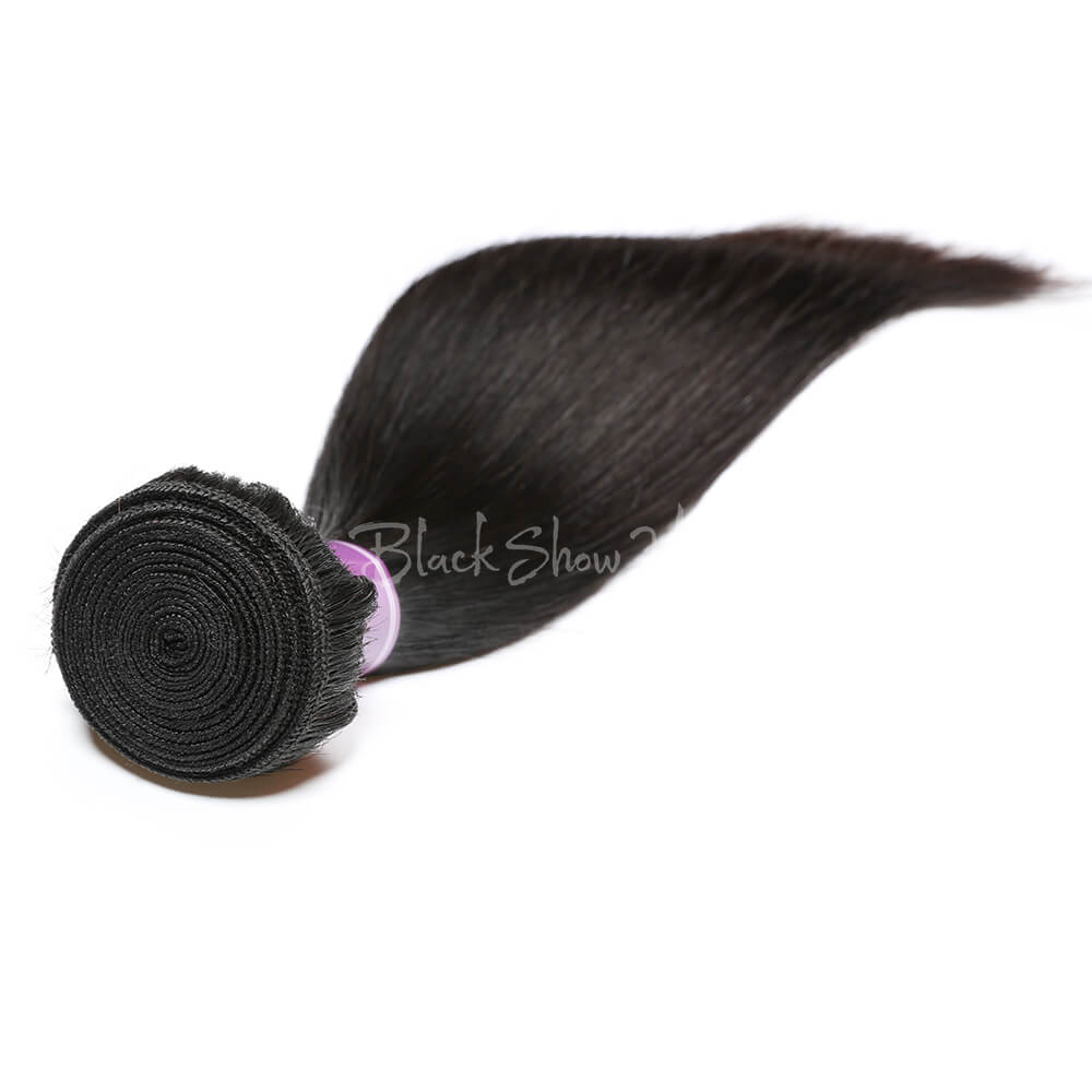Virgin Peruvian Straight Hair Bundles - Black Show Hair