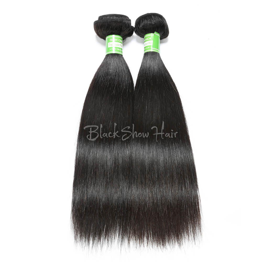 Virgin Indian Straight Hair Bundles - Black Show Hair