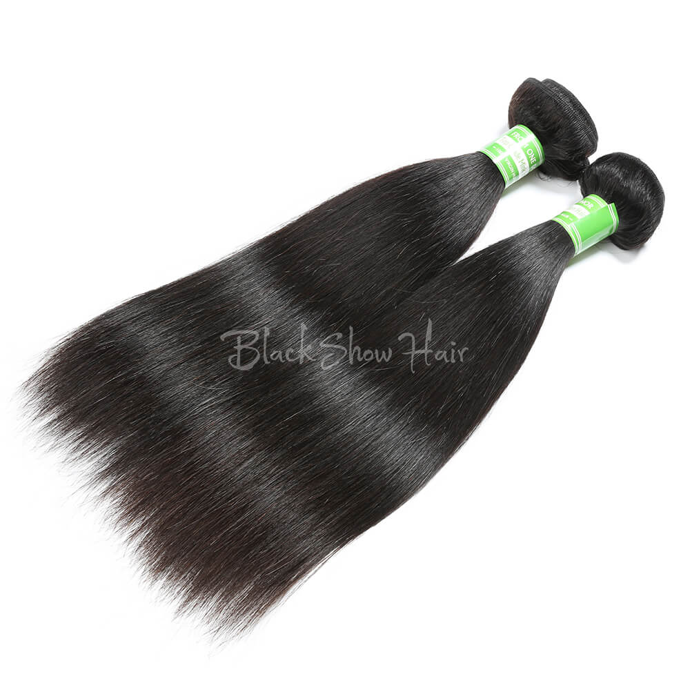 Virgin Indian Straight Hair Bundles - Black Show Hair