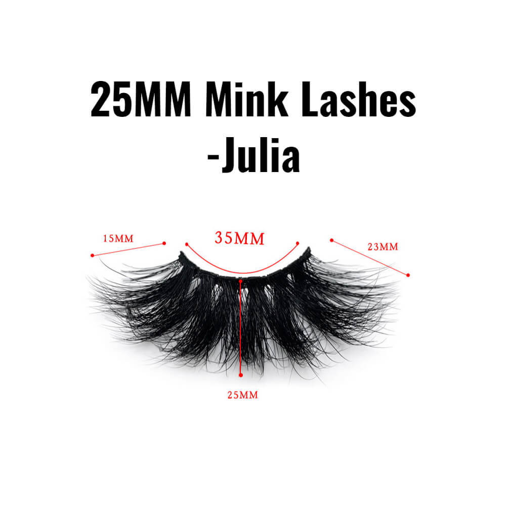 25mm mink lashes Julia