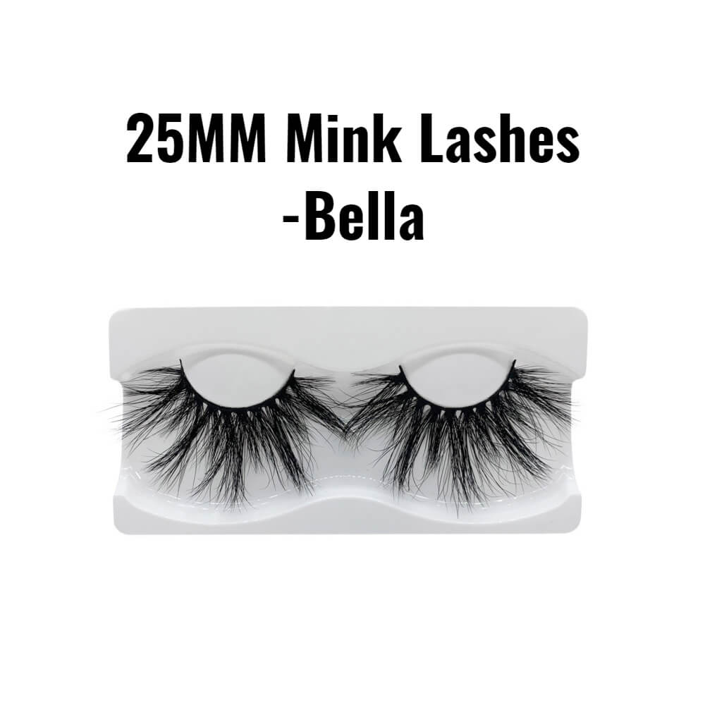 25mm 3d mink lashes Bella