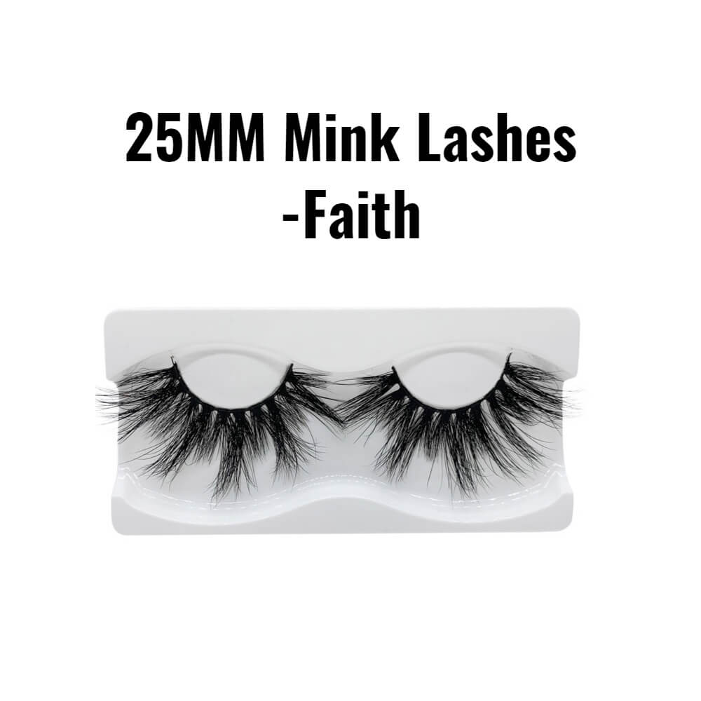 25mm 3d mink lashes Faith