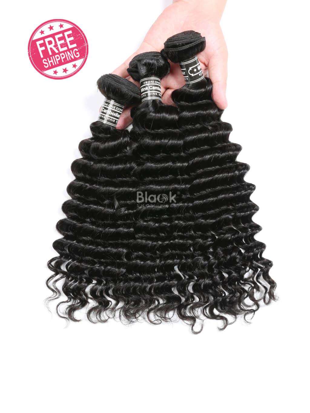 deep wave 3 bundles deal cambodian hair
