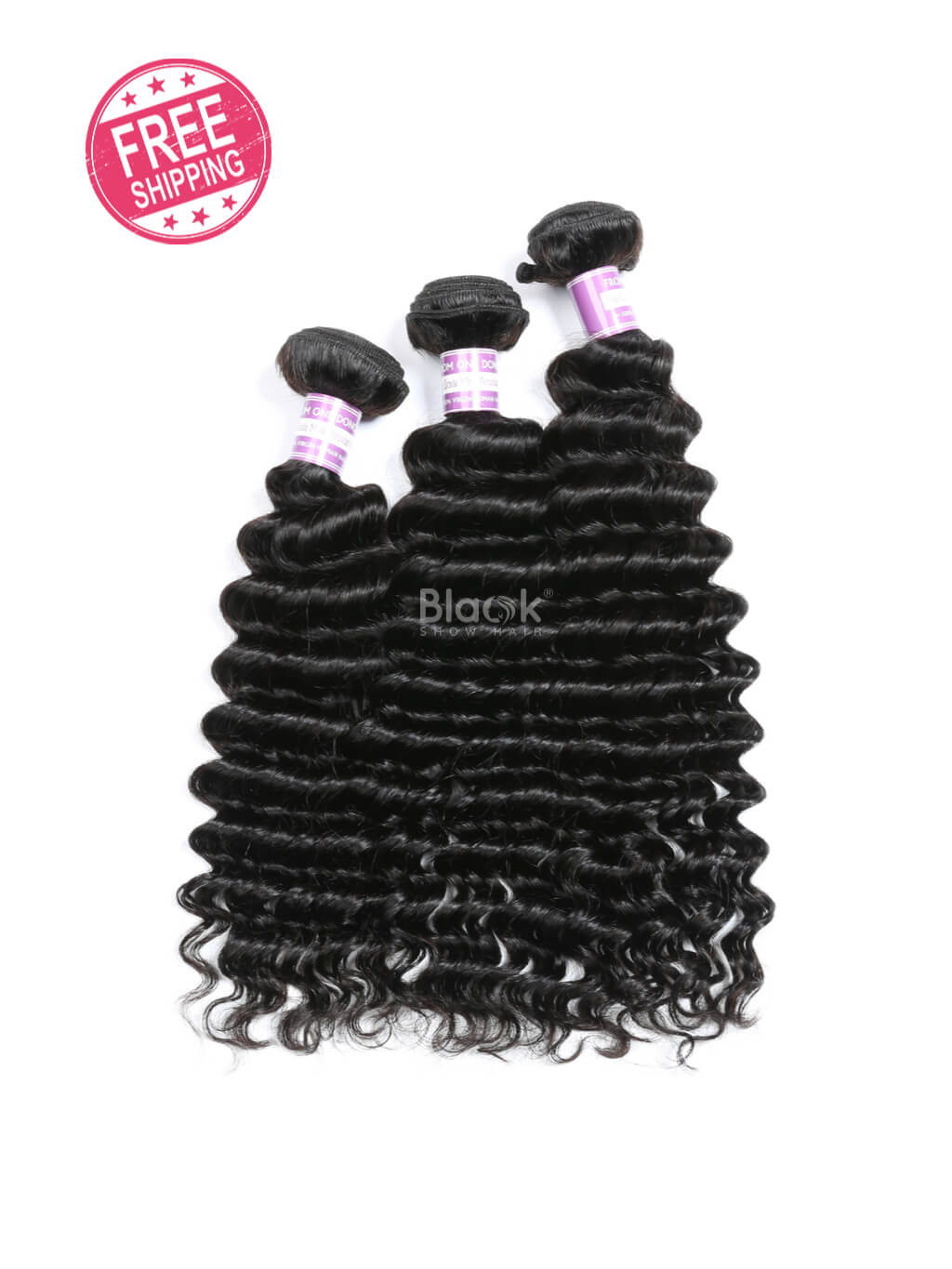 deep wave 3 bundles deal peruvian hair