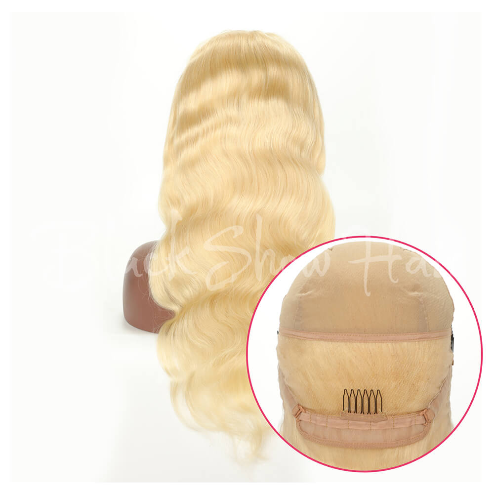 613 blonde hair full lace wig body wave - Black Show Hair