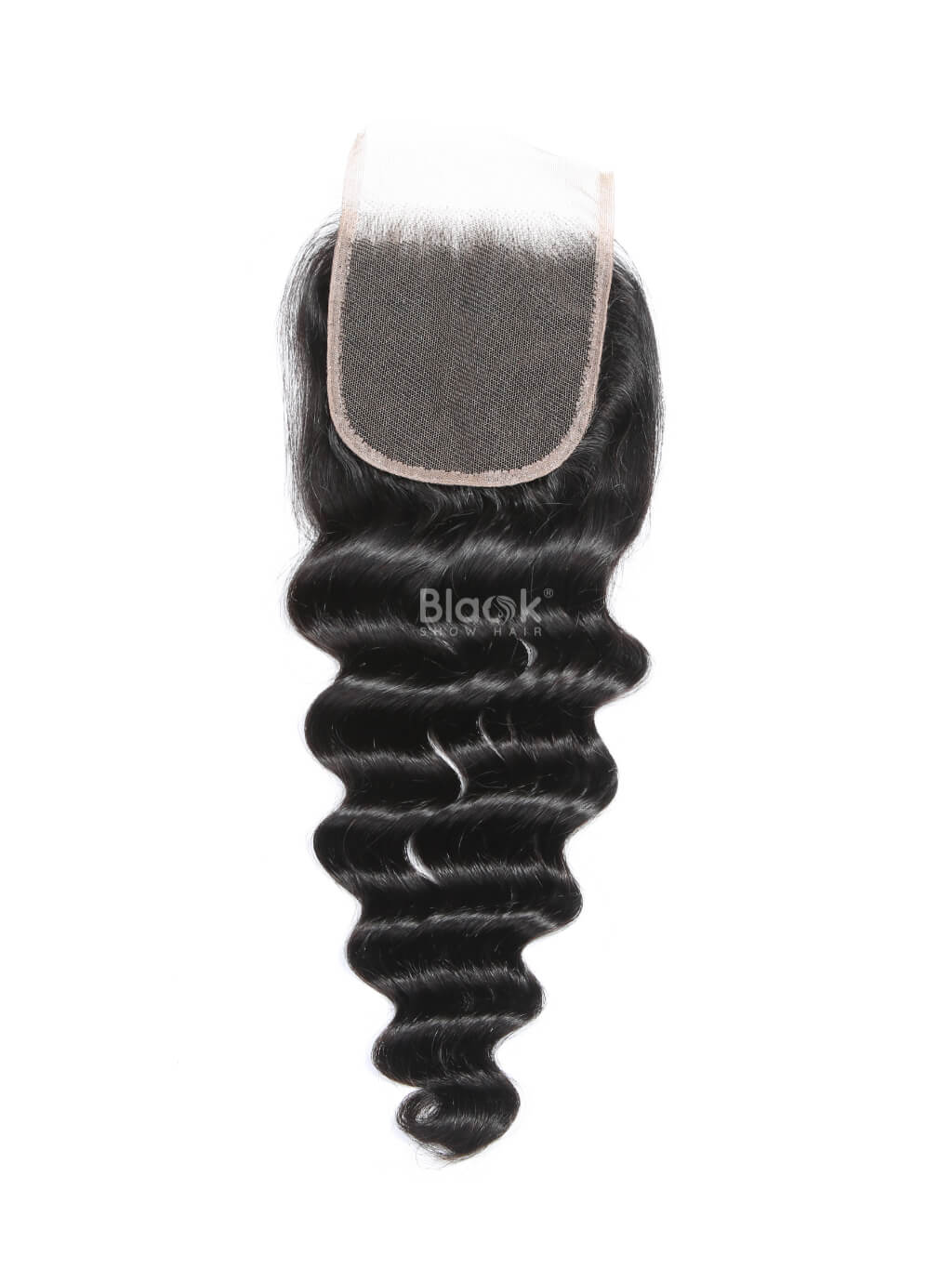 loose deep wave 4x4 transparent lace closure