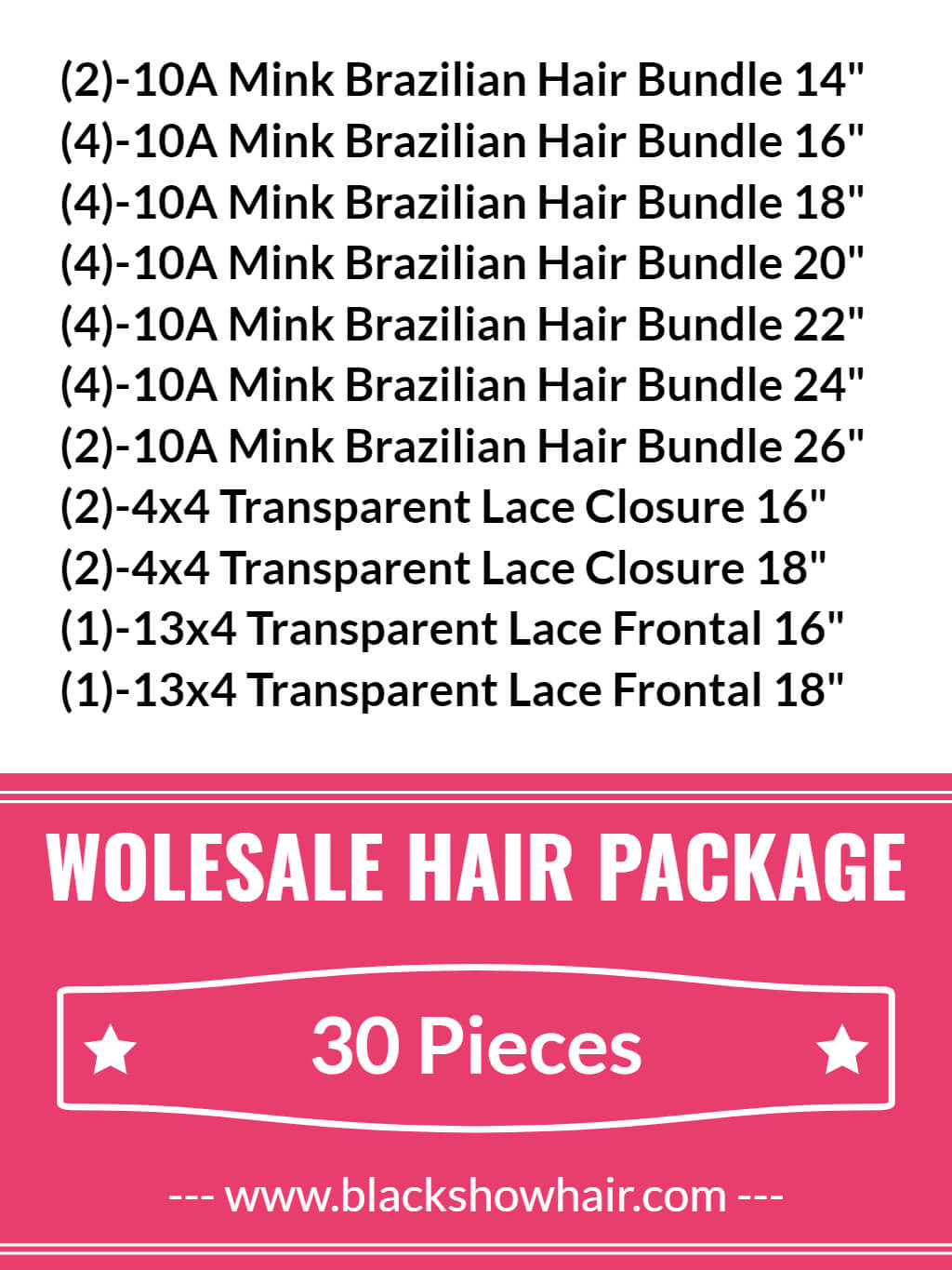 mink brazilian hair wholesale hair bundles bulk 30 pieces