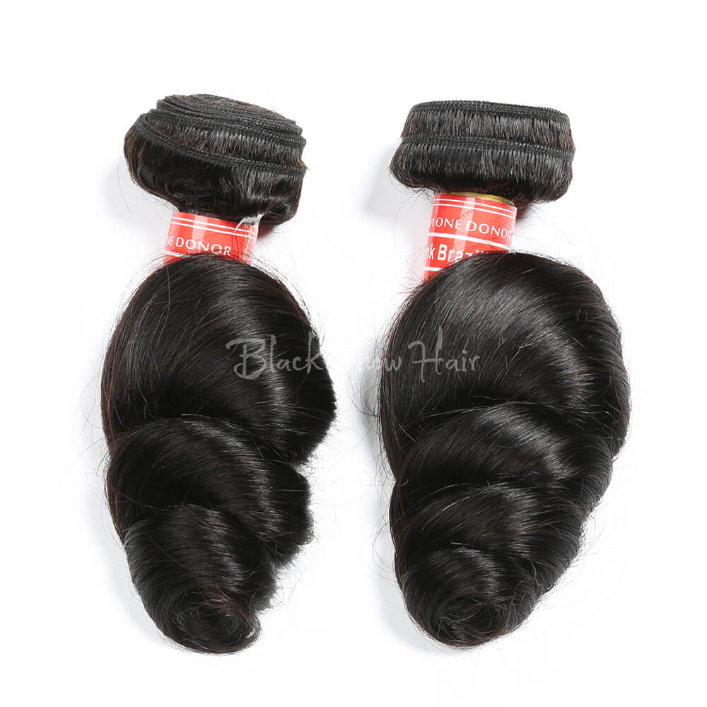 Mink Brazilian Hair Loose Wave Bundles - Black Show Hair