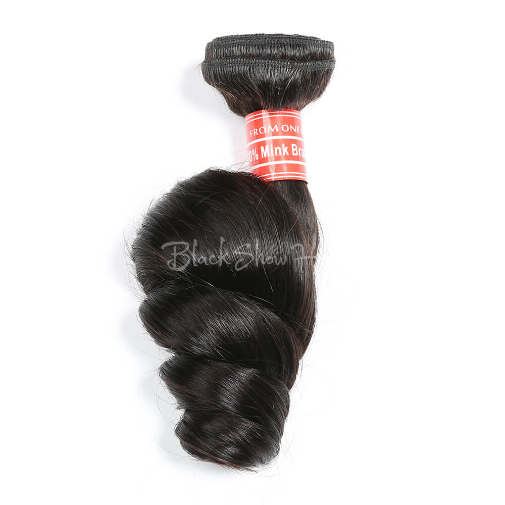 Mink Brazilian Hair Loose Wave Bundles - Black Show Hair