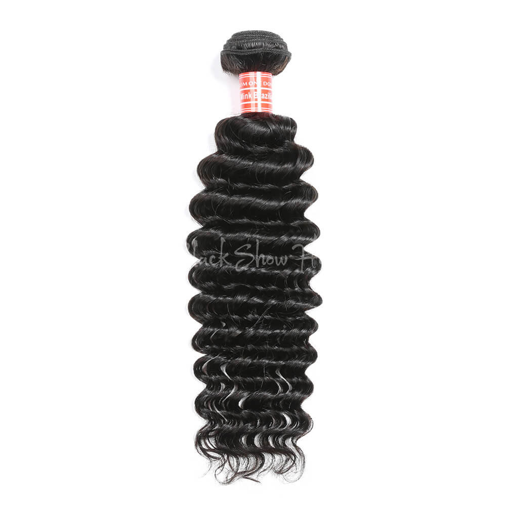 Mink Brazilian Deep Wave Hair Extensions - Black Show Hair
