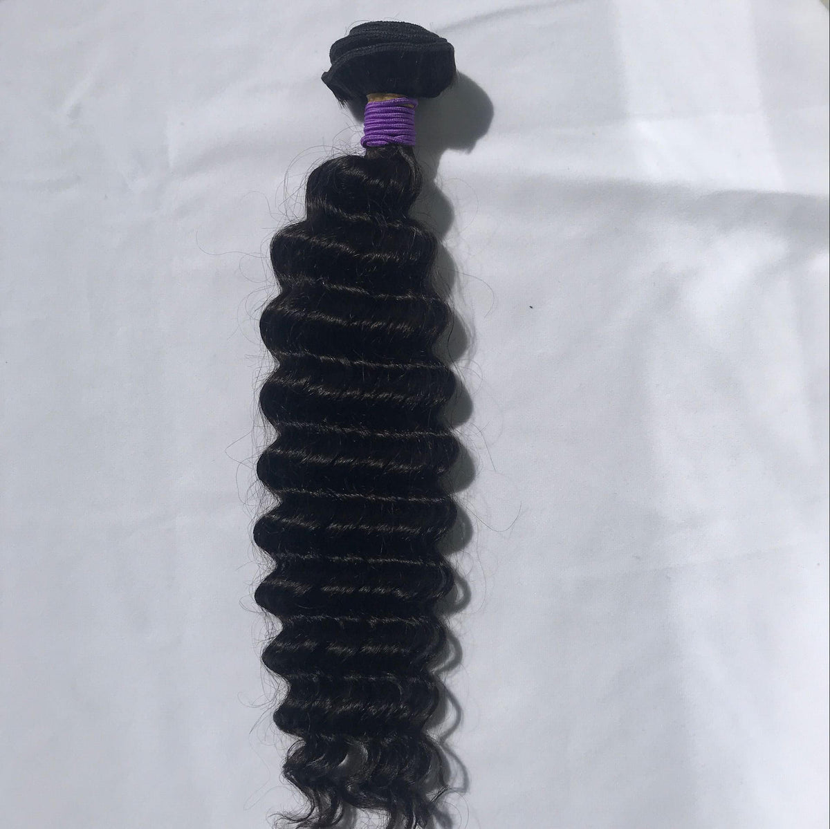 Mink Brazilian Deep Wave Hair Extensions - Black Show Hair