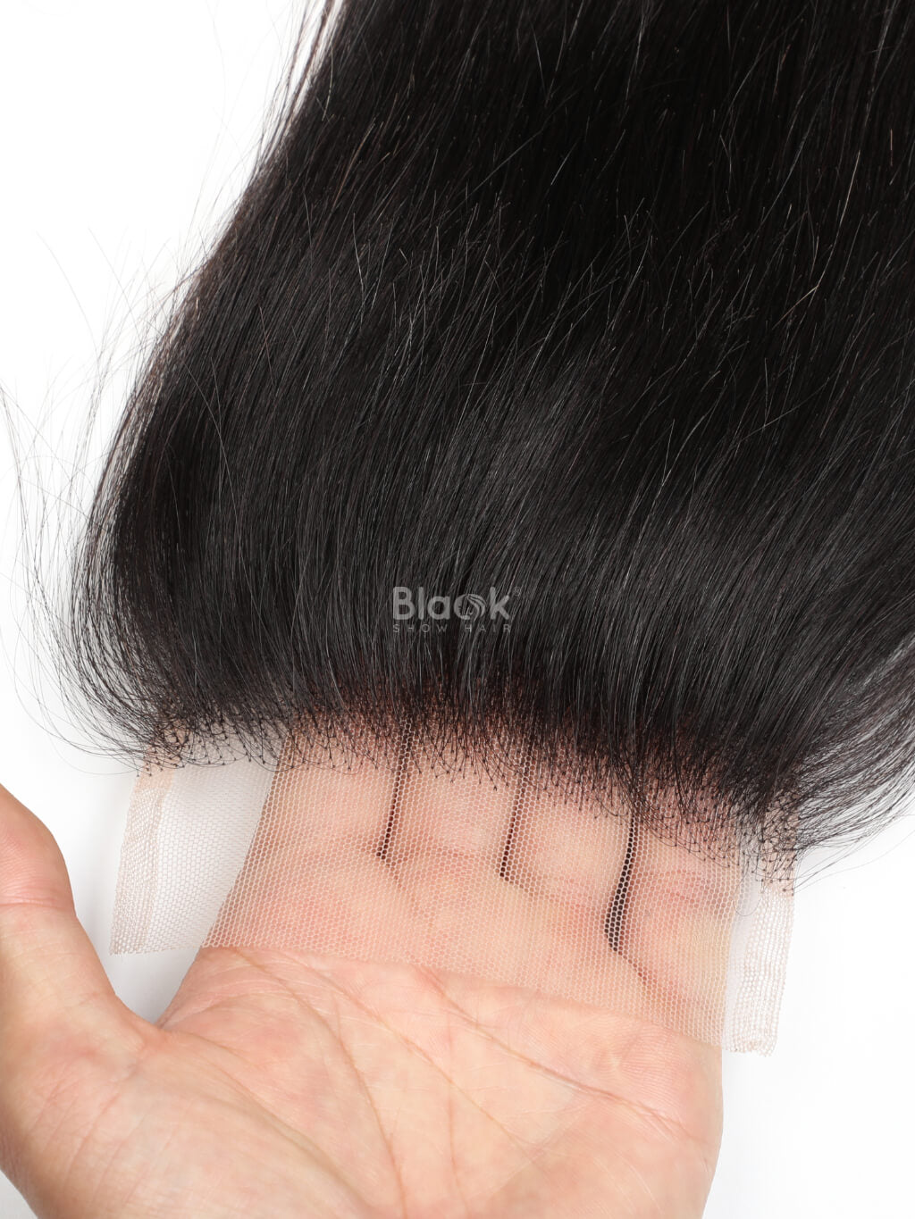 straight hair transparent 4x4 lace closure 5
