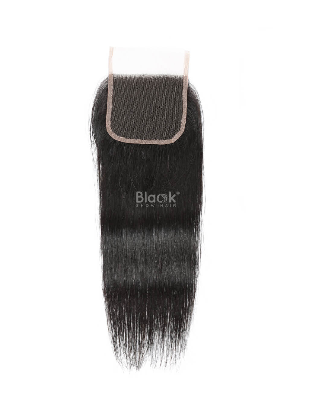 straight hair transparent 4x4 lace closure