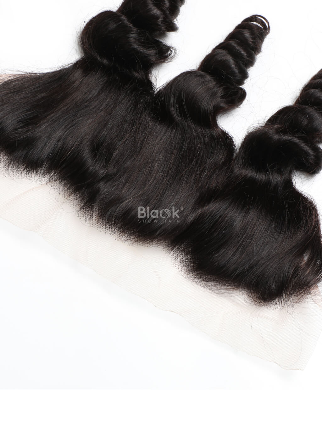 transparent lace frontal loose wave 4